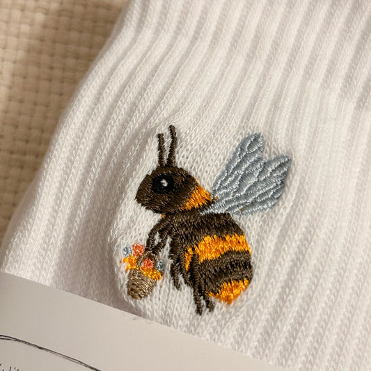 Socke mit Stick | Biene Susi