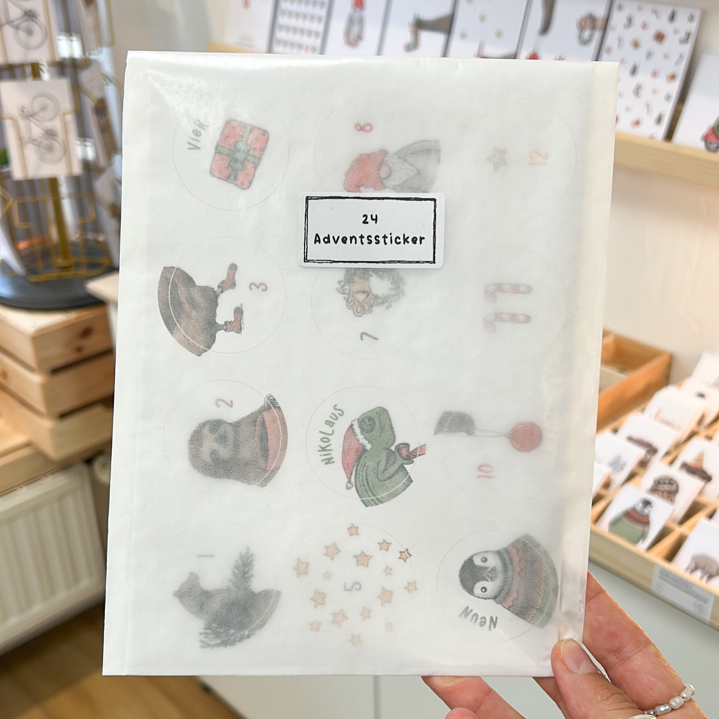 Adventskalender | 24x Sticker