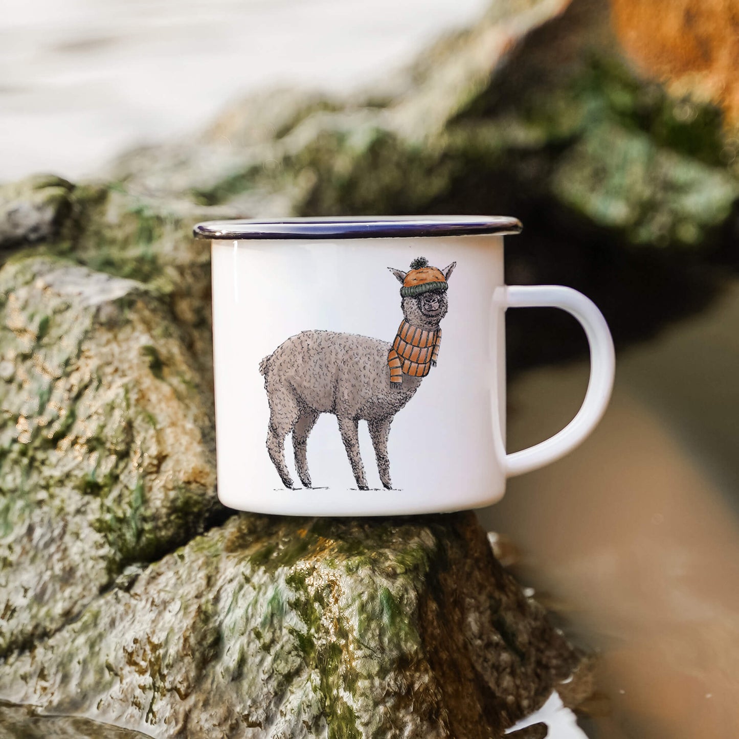 EMAILLE Tasse | Alpaka Ingo