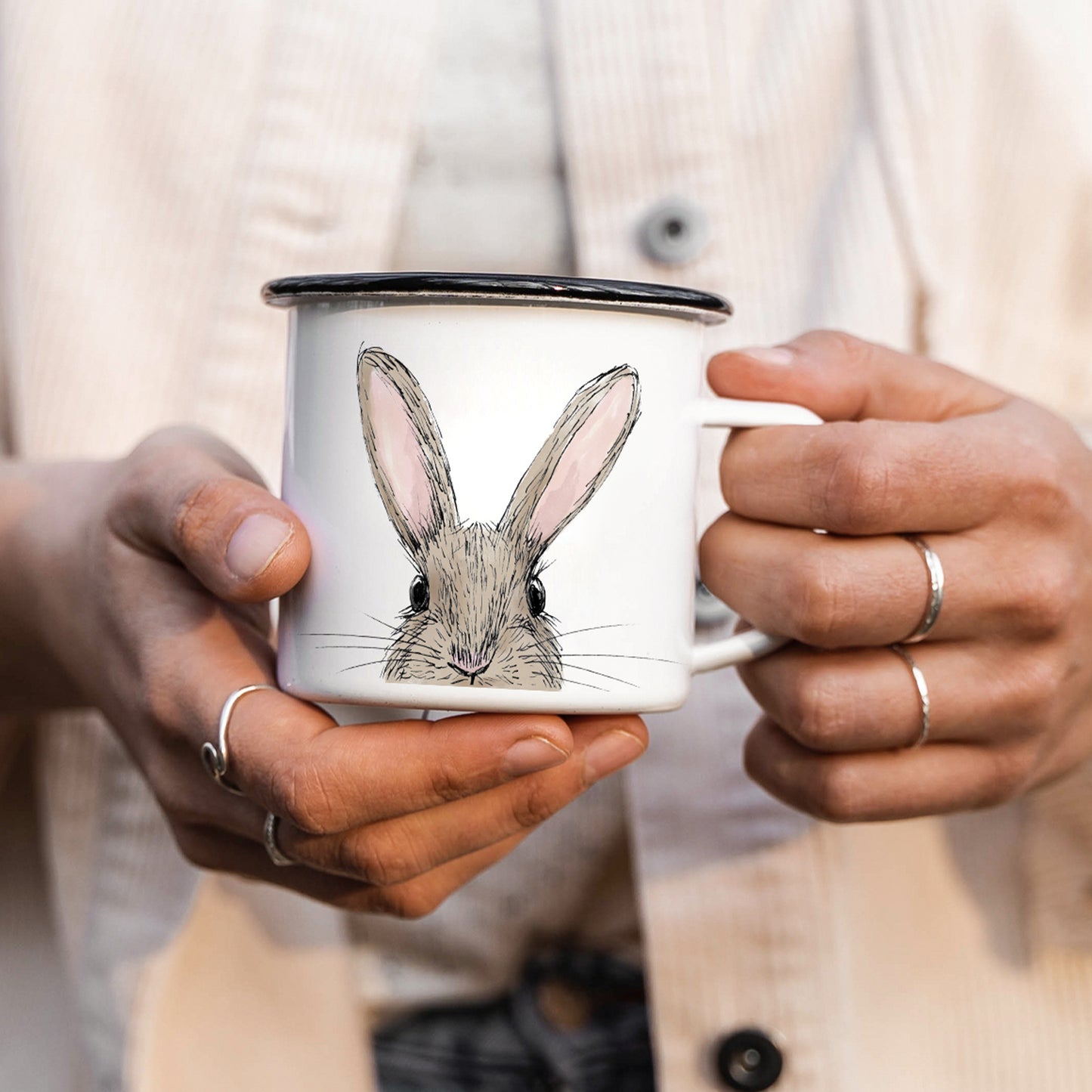 EMAILLE Tasse | Hase Lotte