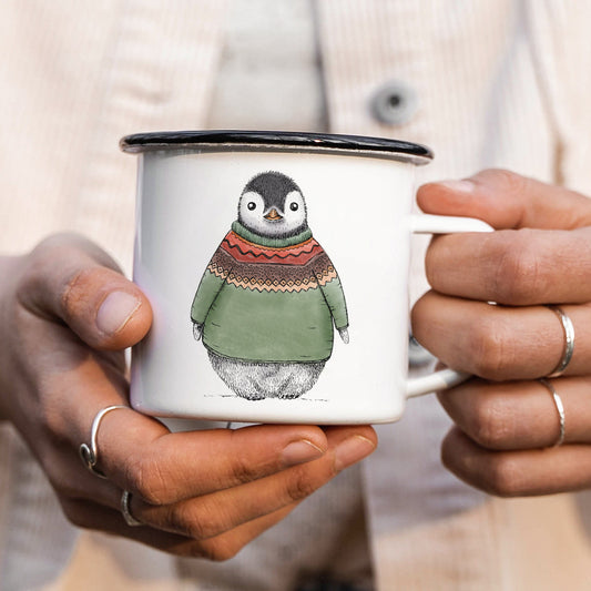 EMAILLE Tasse | Pinguin Fabi | Pulli