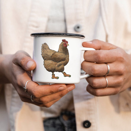 EMAILLE Tasse | Huhn Trude