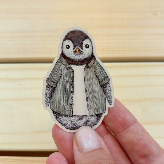 STICKER | Pinguin Fabi - transparent