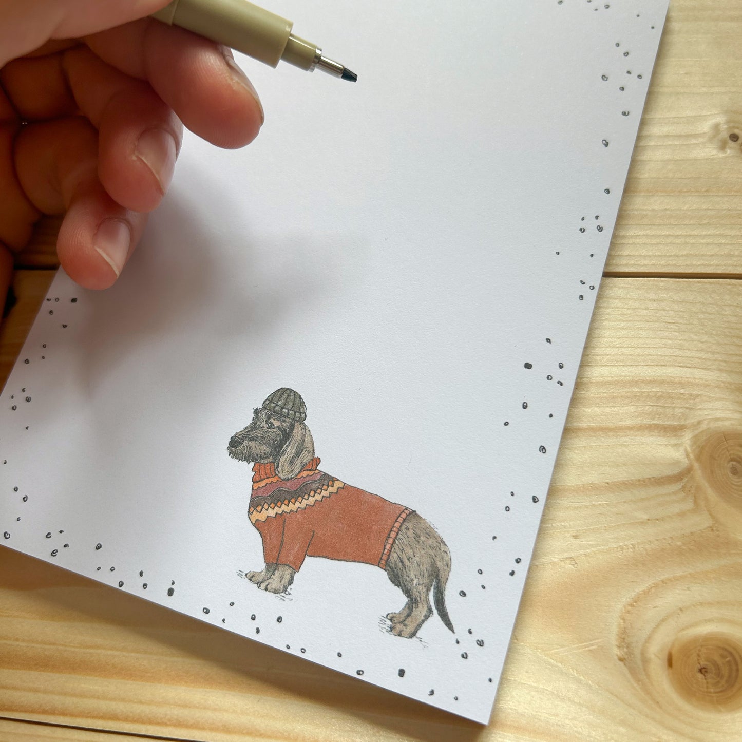 NOTIZBLOCK | DIN A6 | Dackel Ludwig