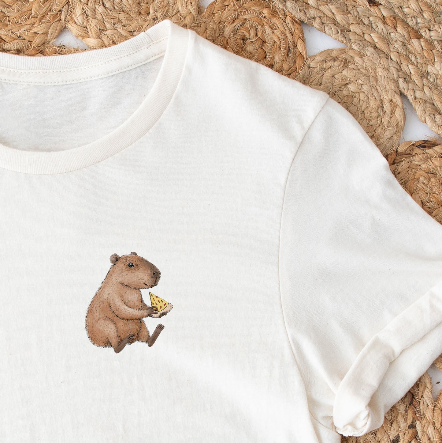 BÜGELBILD | Textildruck | Capybara Freddy