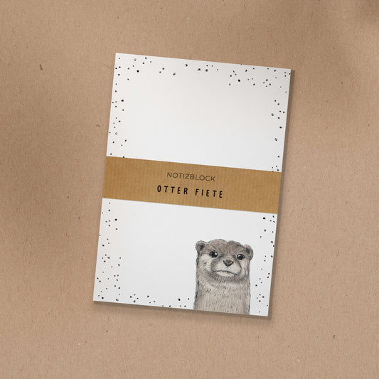 NOTIZBLOCK | DIN A6 | Otter Fiete