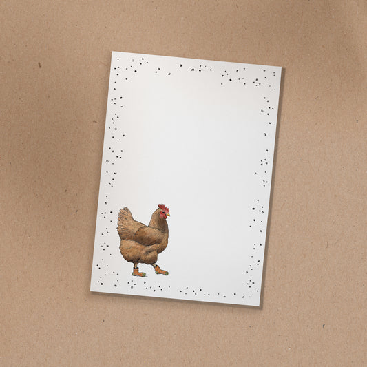 NOTIZBLOCK | DIN A6 | Huhn Trude