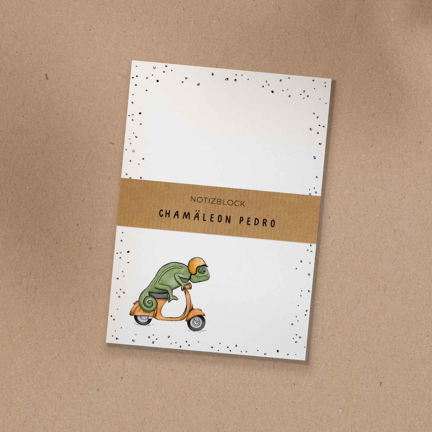 NOTIZBLOCK | DIN A6 | Charmäleon Pedro