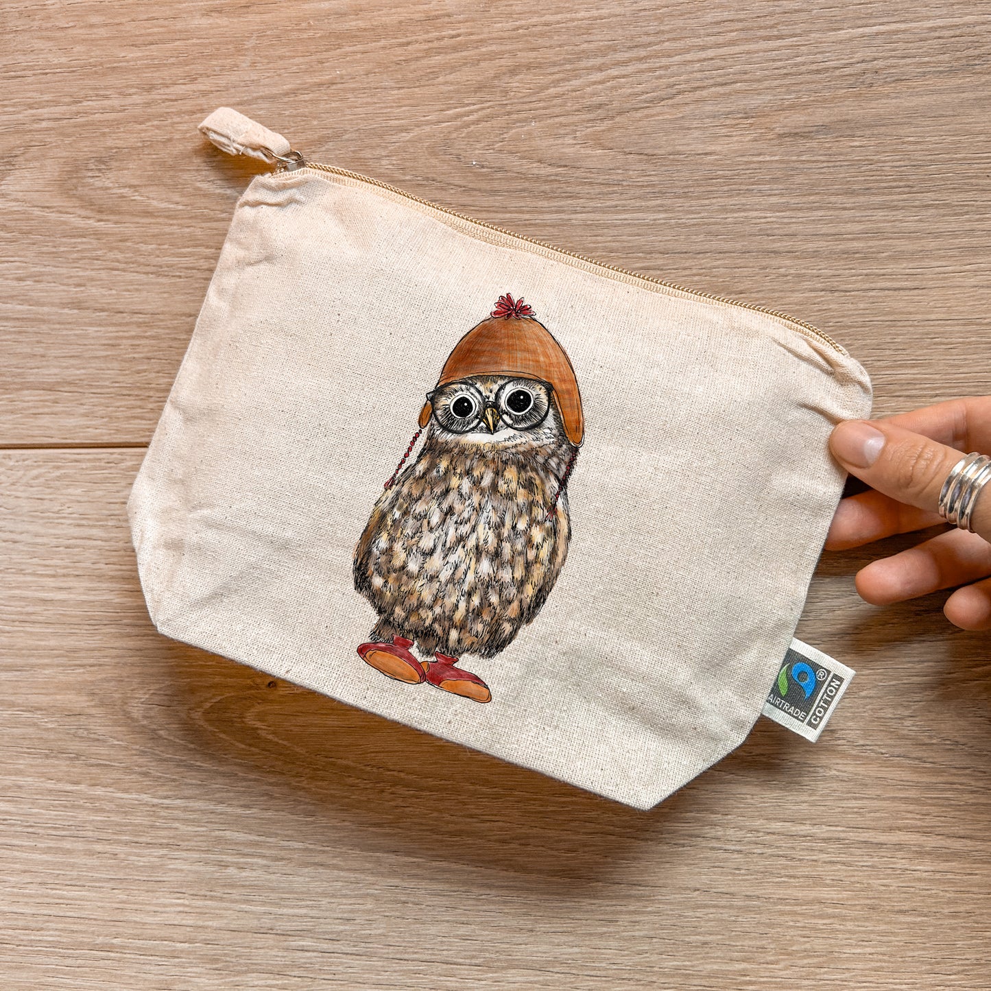 ORGANIZER | Kosmetiktasche | Eule Hermine - Mütze