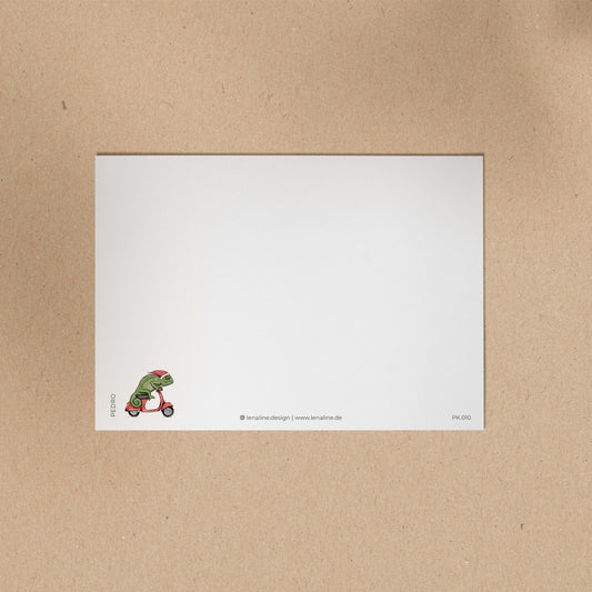 POSTKARTE | Pedro Chamäleon - XMAS