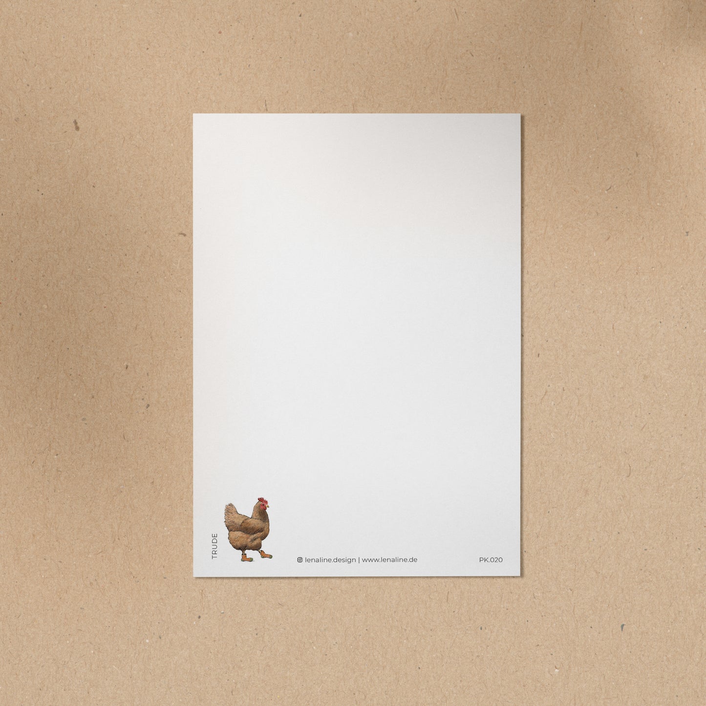 POSTKARTE | Huhn Trude