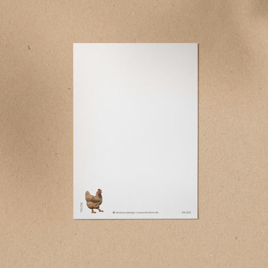 POSTKARTE | Huhn Trude