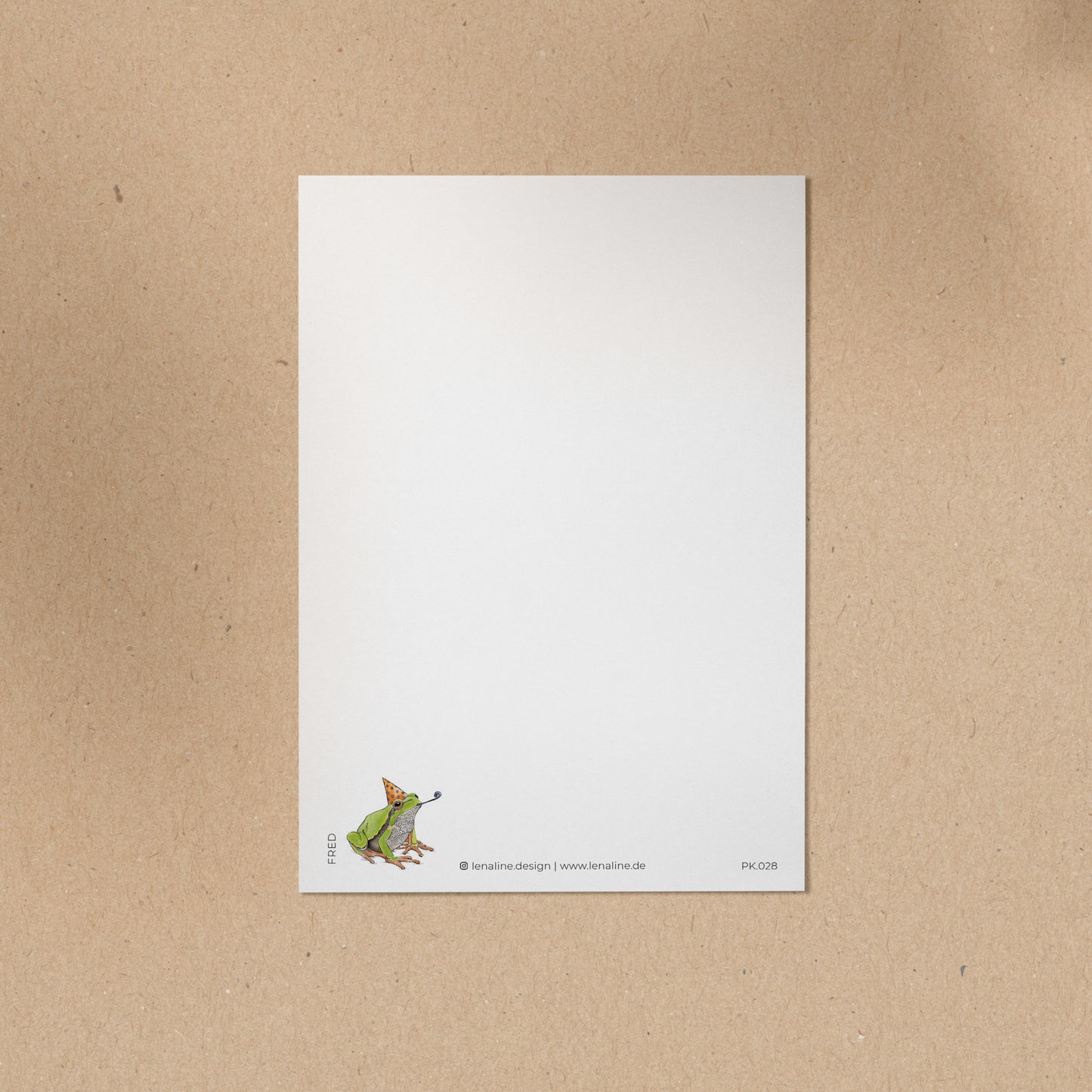 POSTKARTE | Frosch Fred - Party