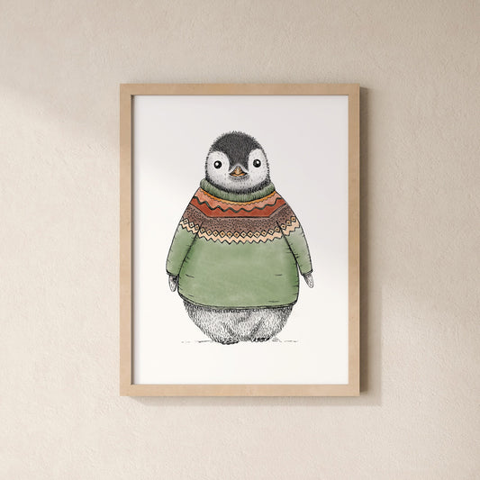 POSTER | Kunstdruck | Pinguin Fabi