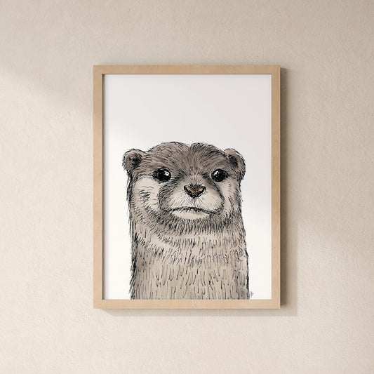 POSTER | Kunstdruck | Otter Fiete