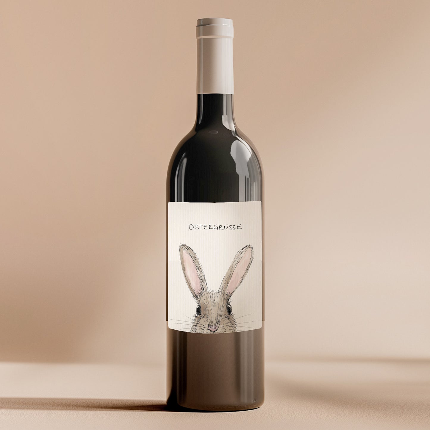 WEINETIKETT | Flaschenaufkleber | Lotte "Ostergrüße"