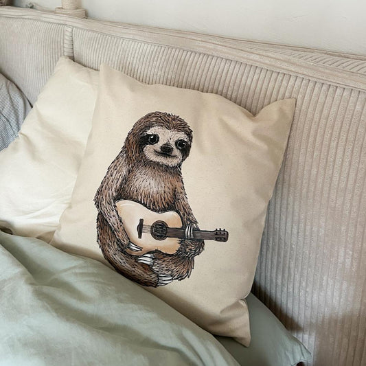 KISSENHÜLLE | Faultier Hugo - Gitarre