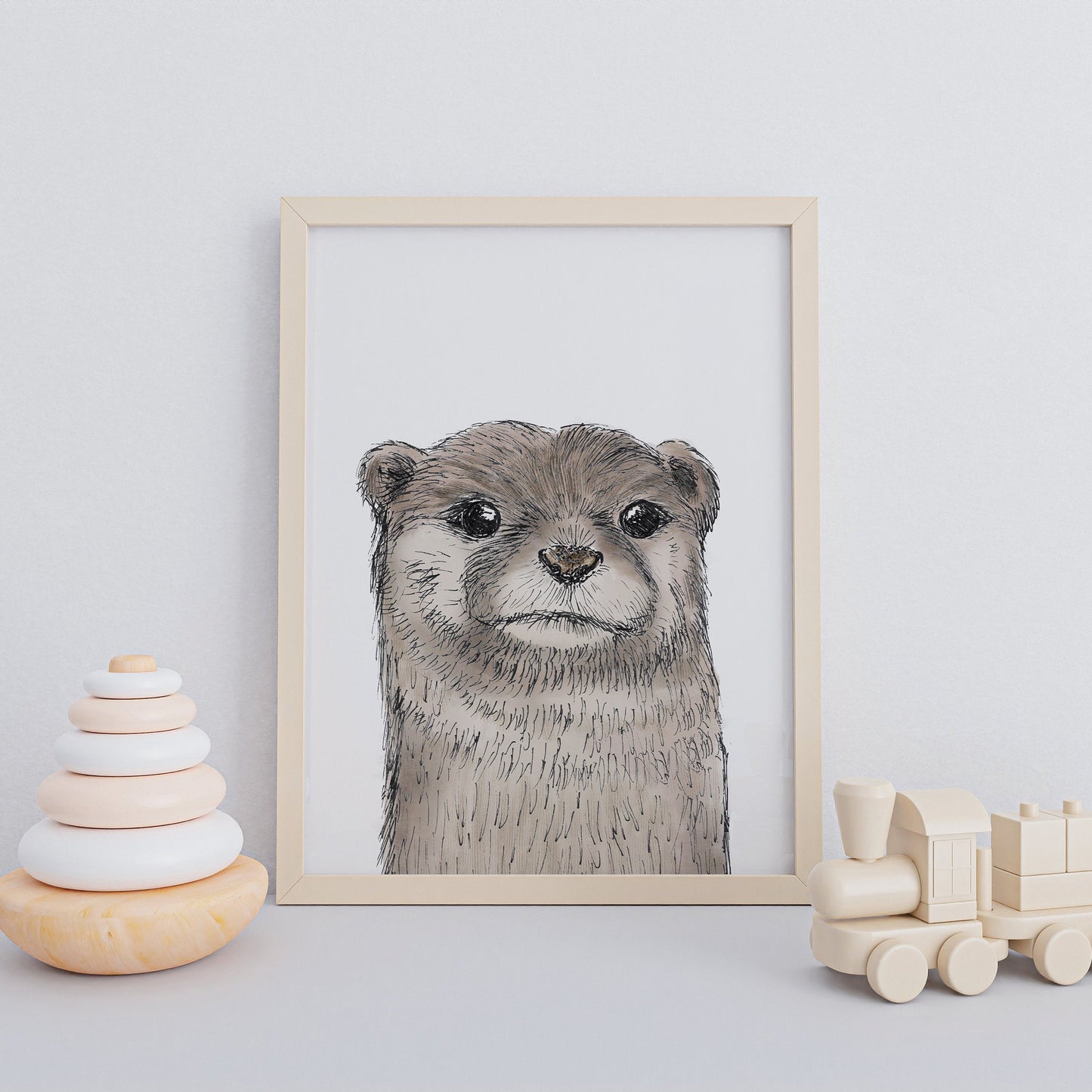 POSTER | Kunstdruck | Otter Fiete