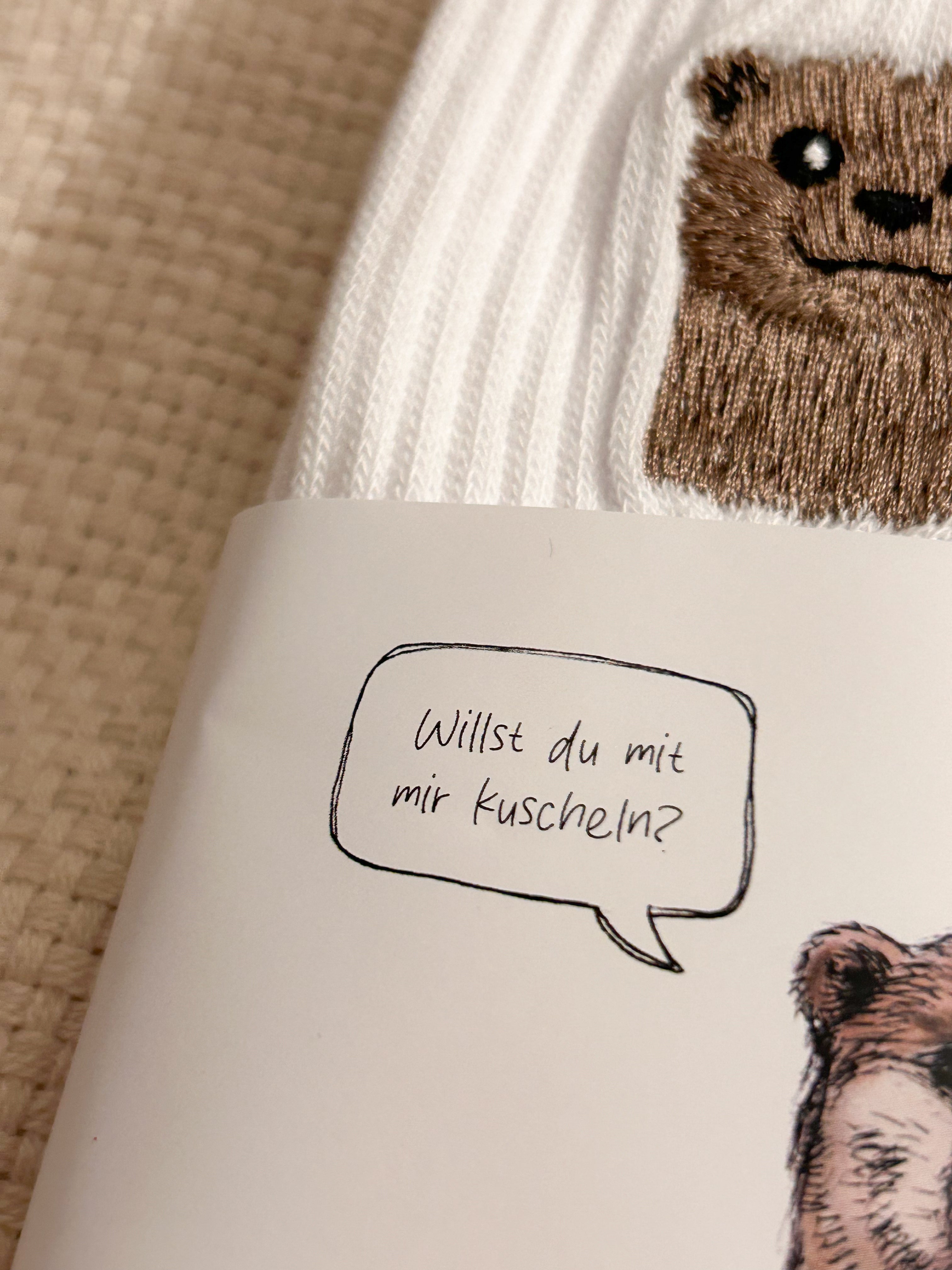 Socke mit Stick | Otter Fiete