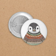BUTTON | 35 mm | Pinguin Fabi - Kopf