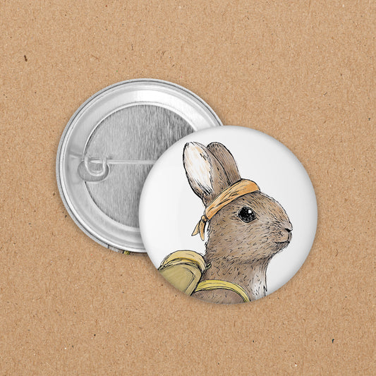BUTTON | 35 mm | Kaninchen Henry - Kopf