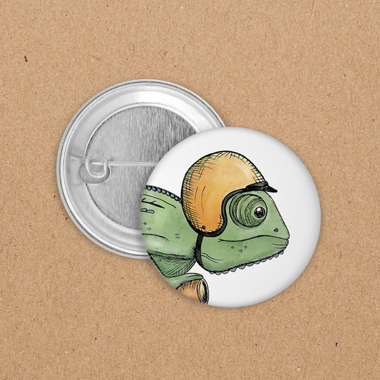 BUTTON | 35 mm | Pedro Chamäleon - Kopf