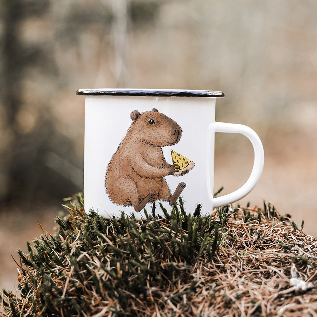 EMAILLE Tasse | Capybara Freddy