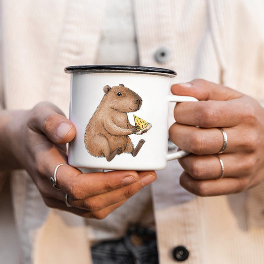 EMAILLE Tasse | Capybara Freddy
