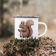 EMAILLE Tasse | Eichhörnchen Fritz