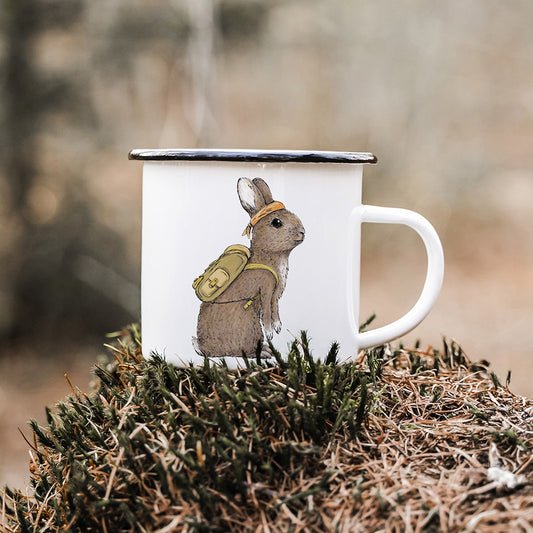 EMAILLE Tasse | Kaninchen Henry