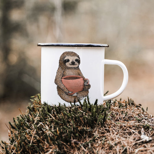 EMAILLE Tasse | Faultier Hugo - Tasse