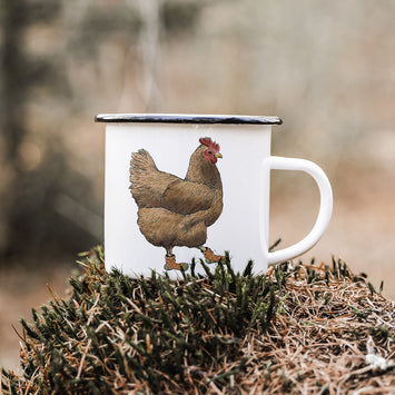 EMAILLE Tasse | Huhn Trude