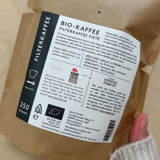 KAFFEE | BIO Kaffee gemahlen | Fiete XMAS