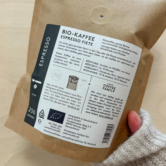 KAFFEE | BIO Espresso Bohnen | Fiete