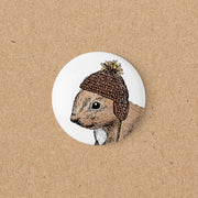 MAGNET | 56 mm | Eichhörnchen Fritz Winter - Kopf