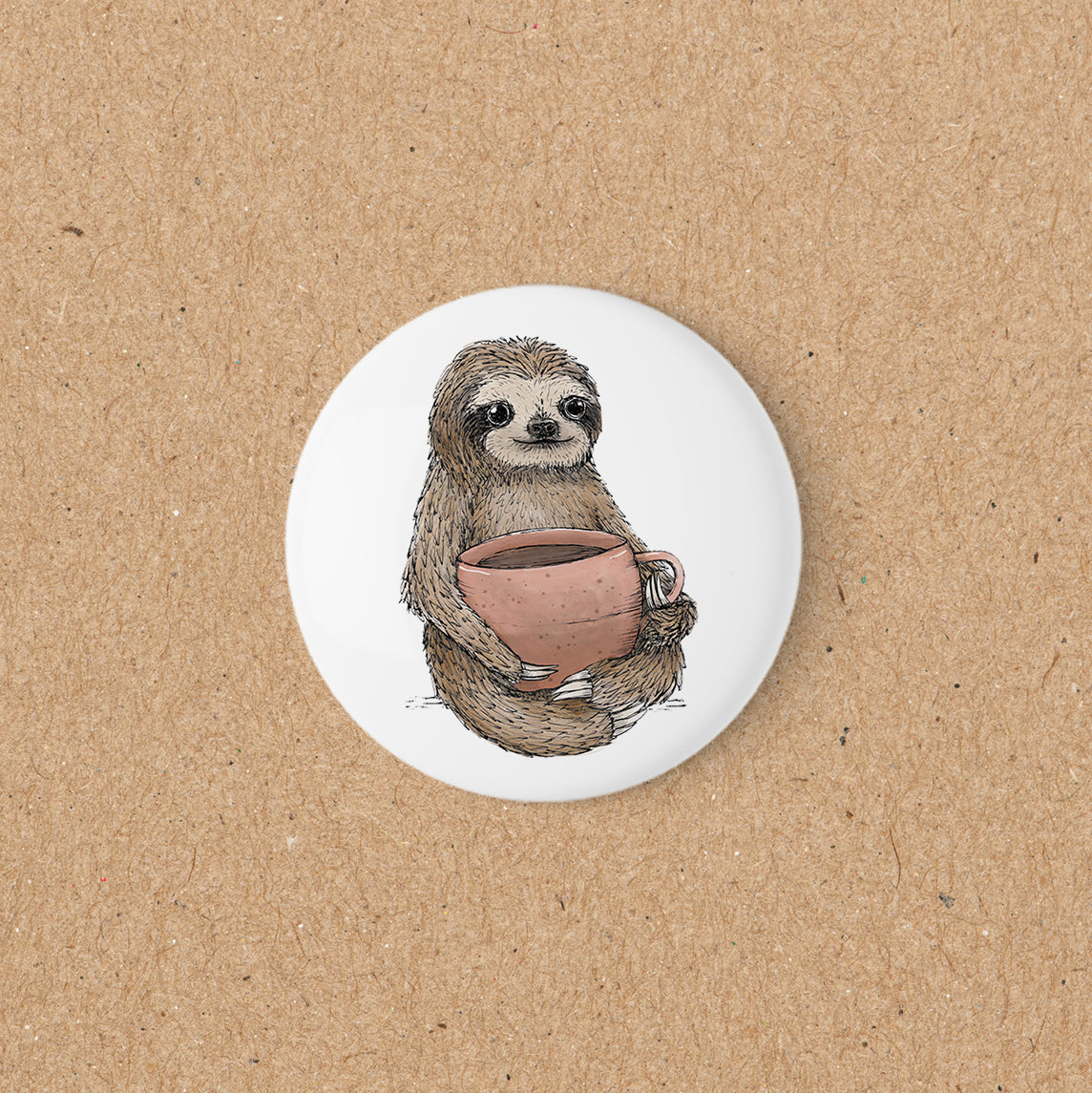 MAGNET | 56 mm | Faultier Hugo - Tasse