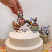DIY CAKETOPPER | zum Ausschneiden