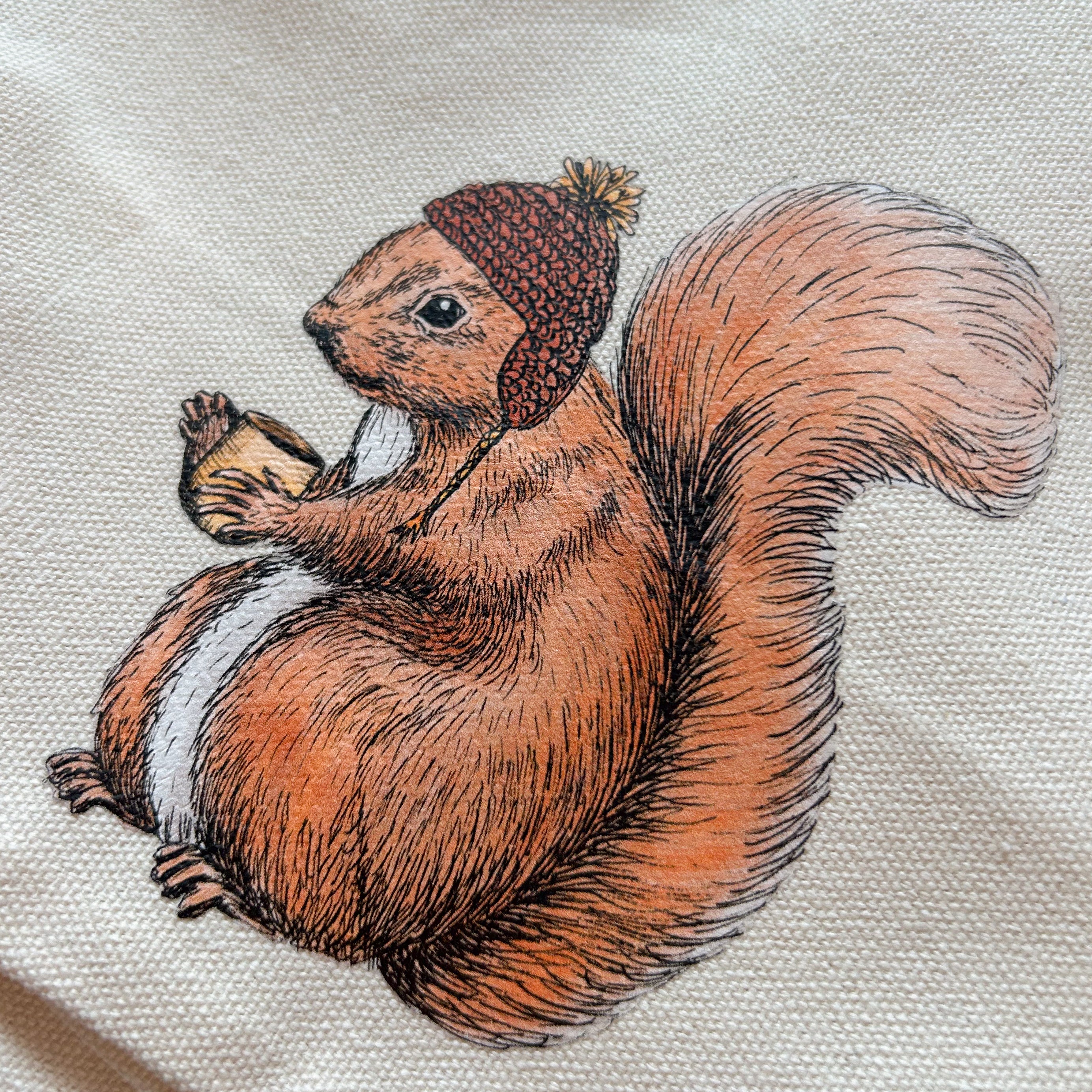 BROTBEUTEL | Eichhörnchen Fritz - Mütze