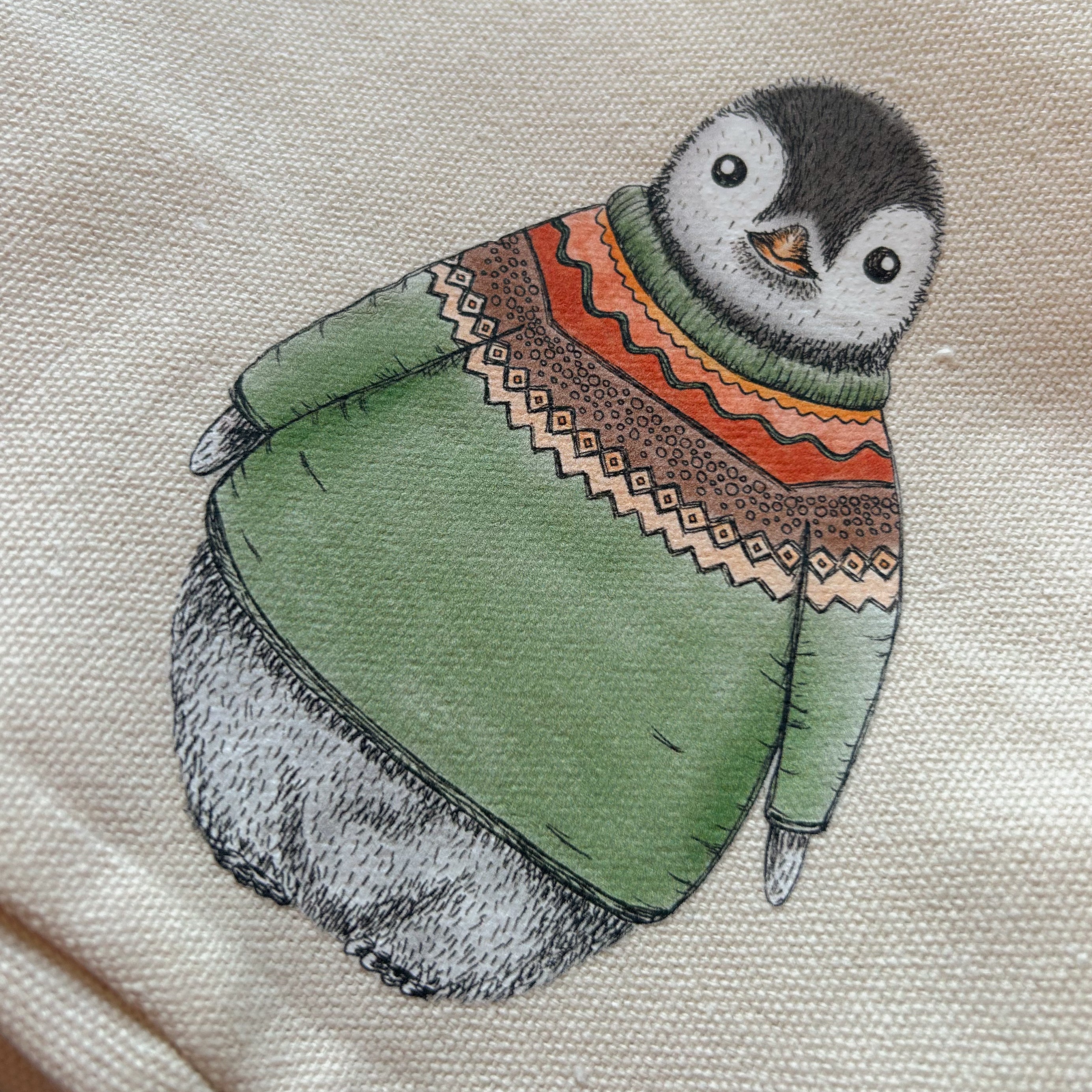 BROTBEUTEL | Pinguin Fabi Pulli