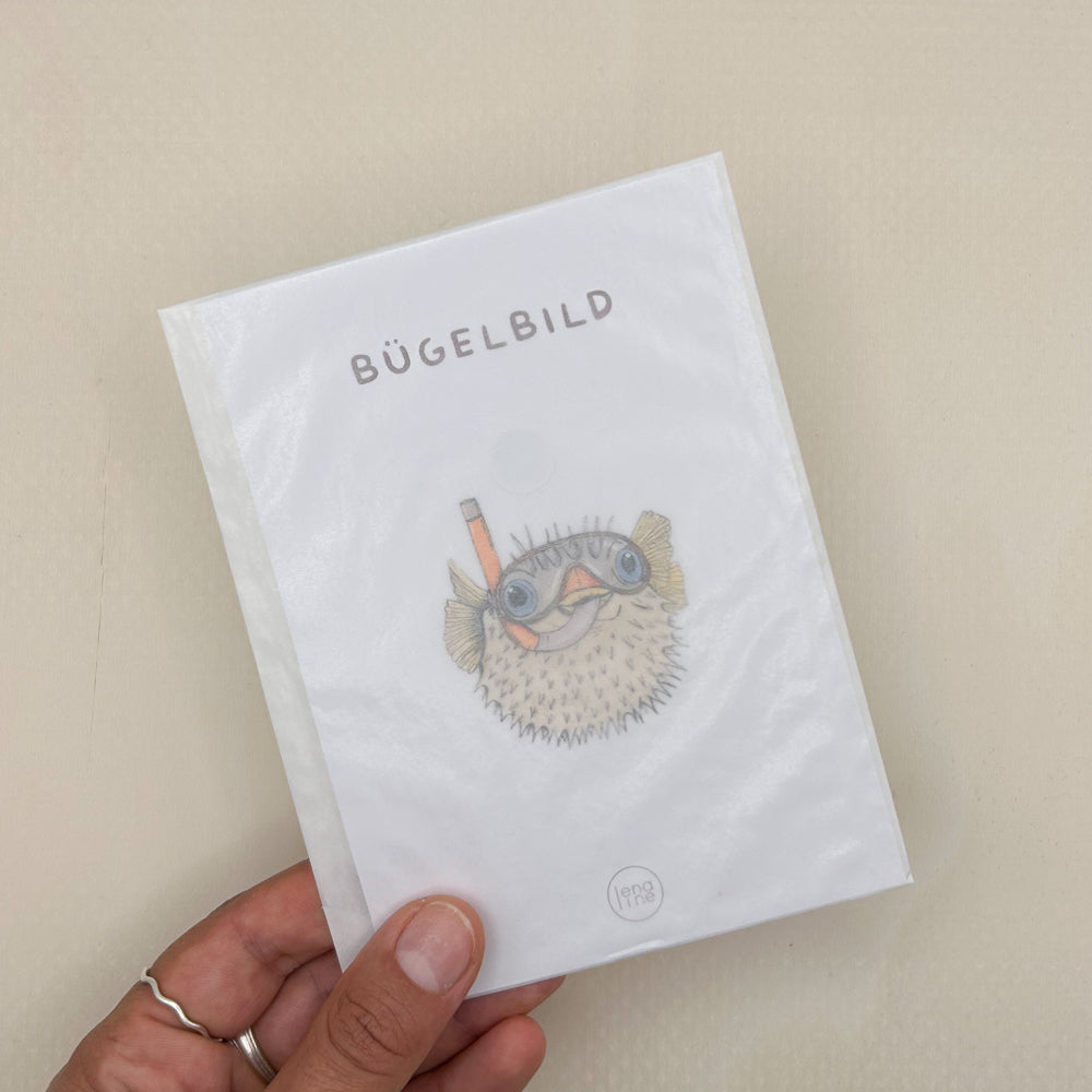 BÜGELBILD | Kugelfisch Kalle | small