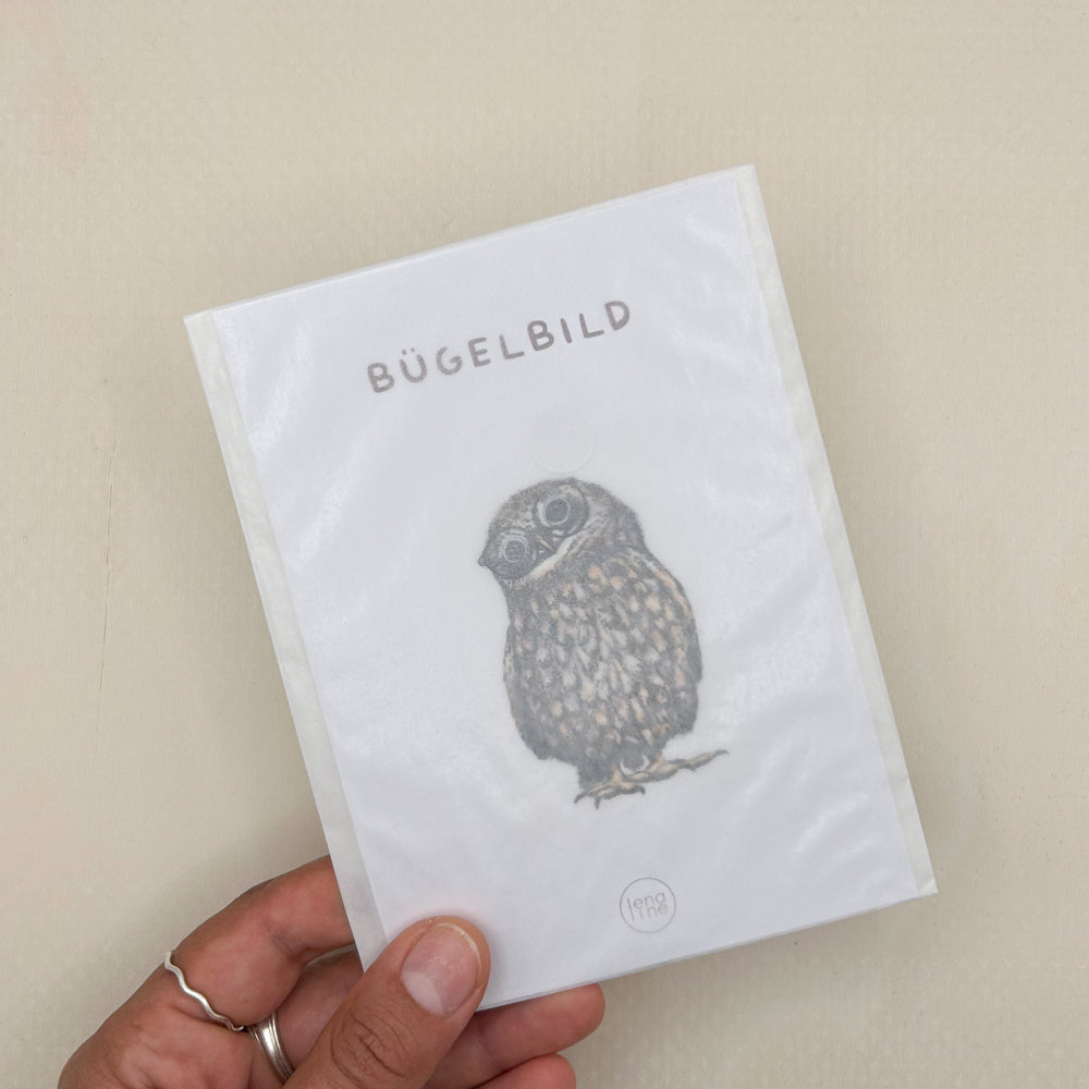 BÜGELBILD | Eule Hermine | small