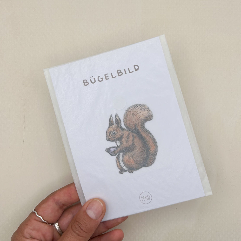 BÜGELBILD | Eichhörnchen Fritz