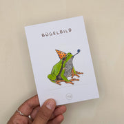 BÜGELBILD | Frosch Fred - Party