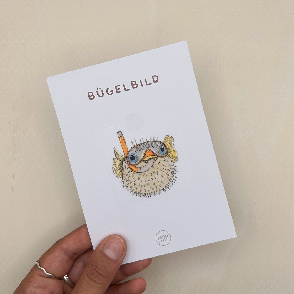BÜGELBILD | Kugelfisch Kalle | small