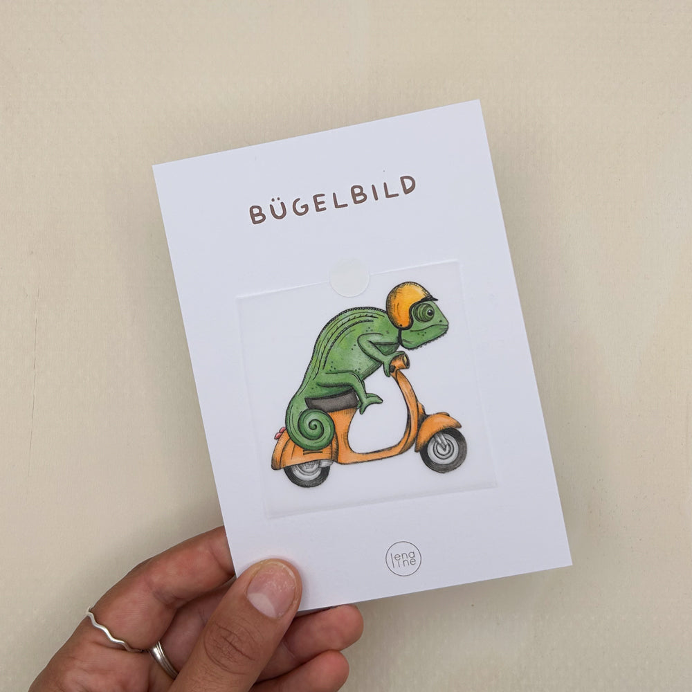 BÜGELBILD | Camäleon Pedro