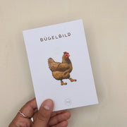 BÜGELBILD | Huhn Trude