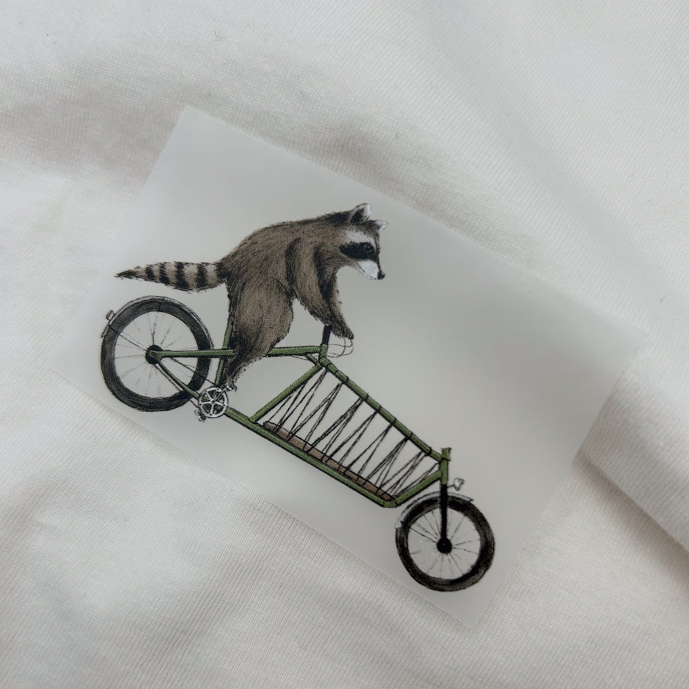 BÜGELBILD | Waschbär Rico