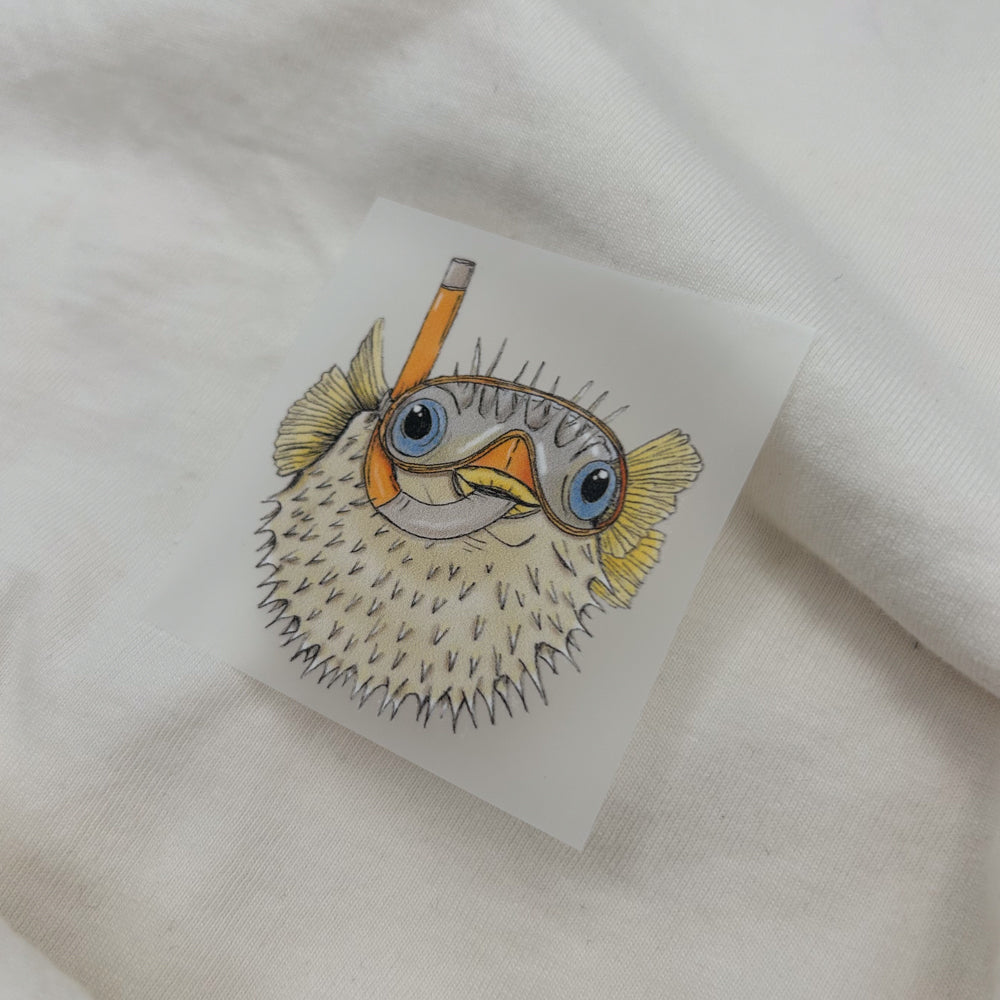 BÜGELBILD | Kugelfisch Kalle | small