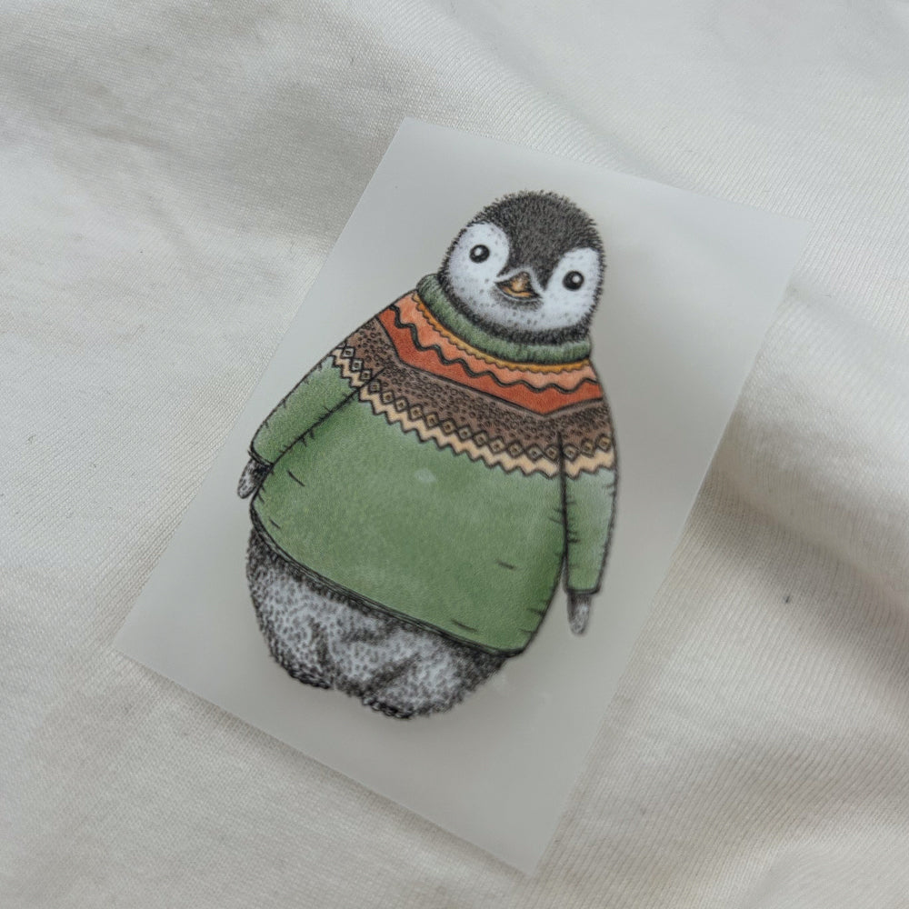 BÜGELBILD | Pinguin Fabi Pulli | small