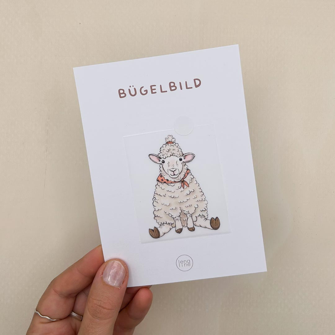 BÜGELBILD | Schaf Merle